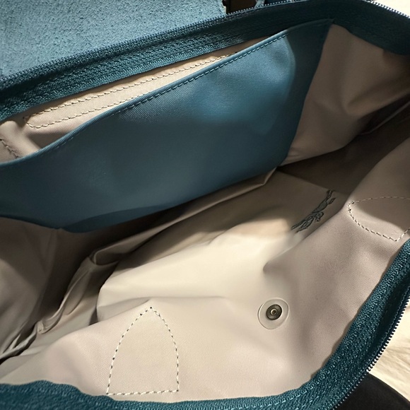 Longchamp Classic Le Pliage M Tote in Shade - Peacock | NWOT - Picture 2 of 8